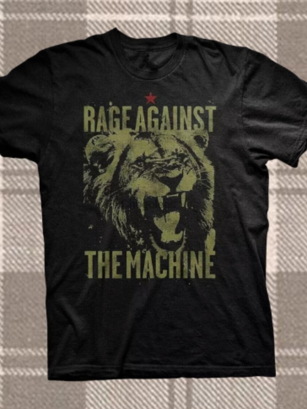 New Lion Rage Against The Machine Black T-Shirt